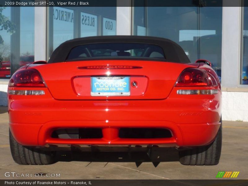 Viper Red / Black 2009 Dodge Viper SRT-10