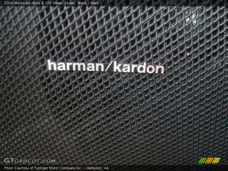 Black / Black 2009 Mercedes-Benz E 350 4Matic Sedan