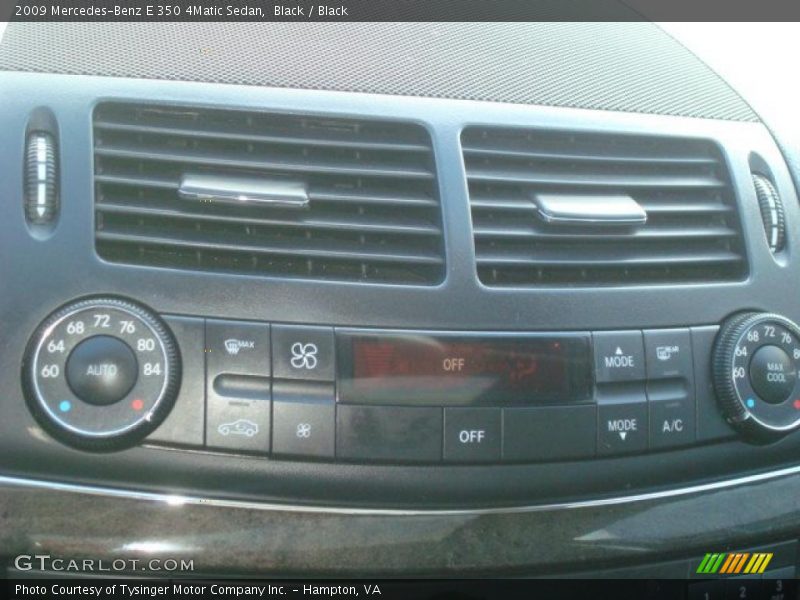 Black / Black 2009 Mercedes-Benz E 350 4Matic Sedan