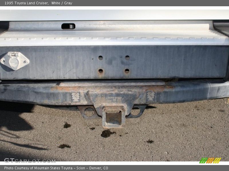 White / Gray 1995 Toyota Land Cruiser