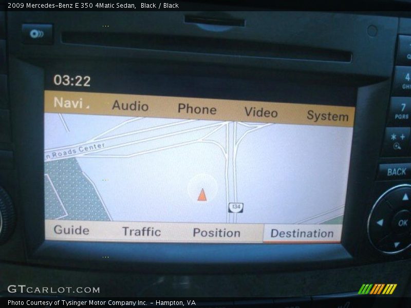 Black / Black 2009 Mercedes-Benz E 350 4Matic Sedan