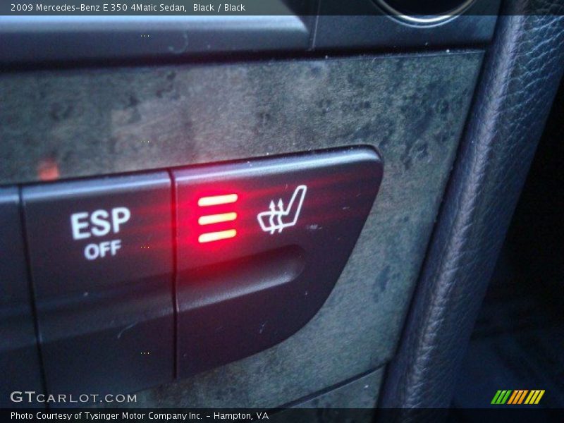 Black / Black 2009 Mercedes-Benz E 350 4Matic Sedan