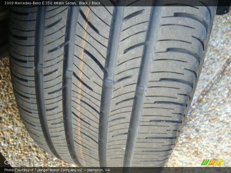 Black / Black 2009 Mercedes-Benz E 350 4Matic Sedan