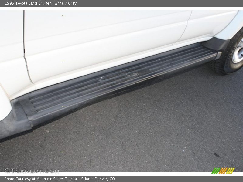 White / Gray 1995 Toyota Land Cruiser