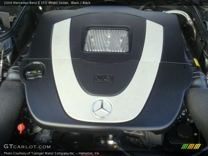 Black / Black 2009 Mercedes-Benz E 350 4Matic Sedan
