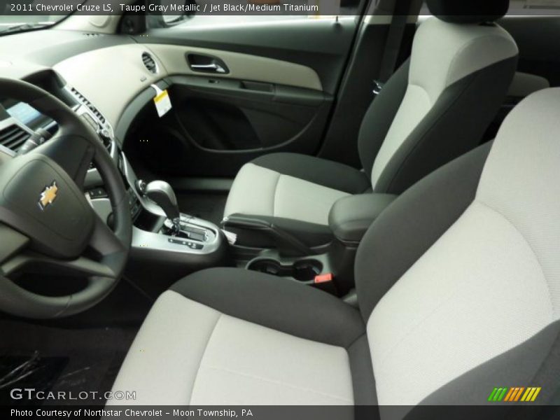 Taupe Gray Metallic / Jet Black/Medium Titanium 2011 Chevrolet Cruze LS