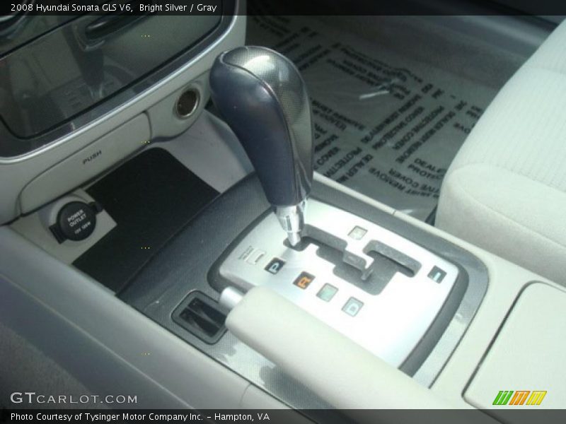 Bright Silver / Gray 2008 Hyundai Sonata GLS V6