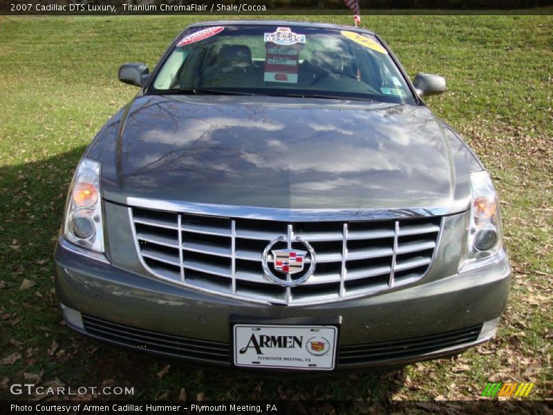 Titanium ChromaFlair / Shale/Cocoa 2007 Cadillac DTS Luxury