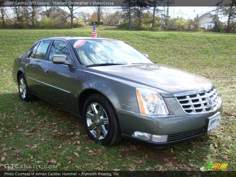Titanium ChromaFlair / Shale/Cocoa 2007 Cadillac DTS Luxury