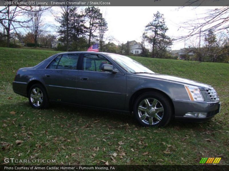 Titanium ChromaFlair / Shale/Cocoa 2007 Cadillac DTS Luxury