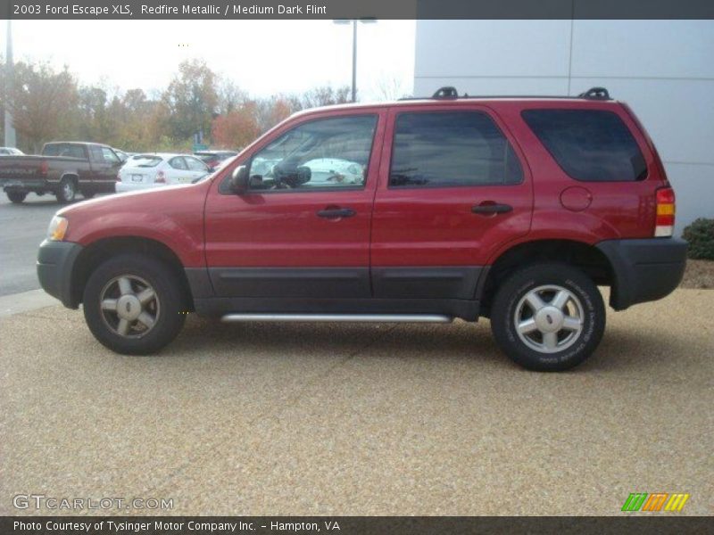 Redfire Metallic / Medium Dark Flint 2003 Ford Escape XLS