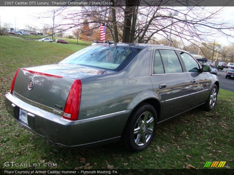 Titanium ChromaFlair / Shale/Cocoa 2007 Cadillac DTS Luxury