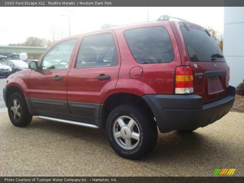 Redfire Metallic / Medium Dark Flint 2003 Ford Escape XLS