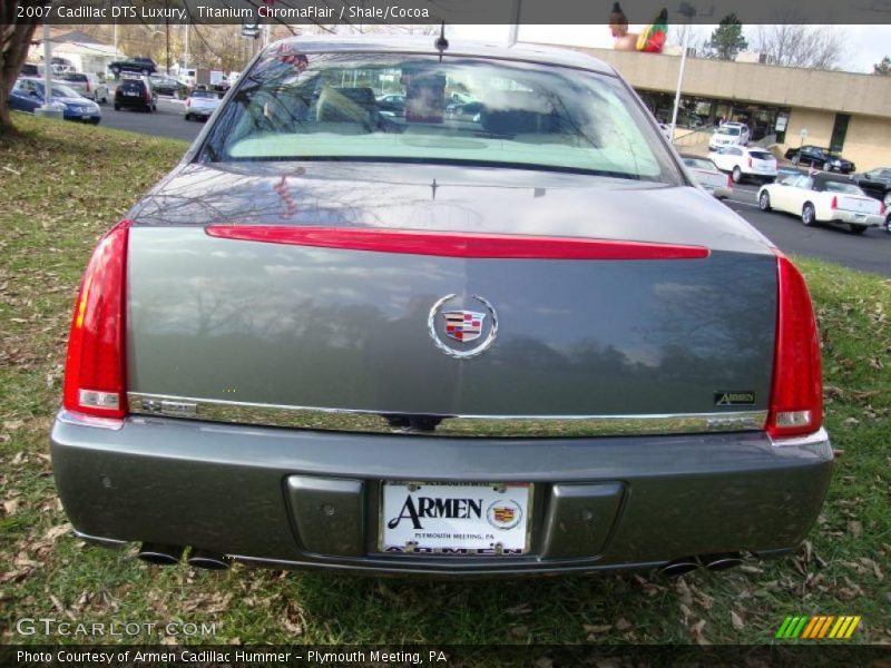 Titanium ChromaFlair / Shale/Cocoa 2007 Cadillac DTS Luxury