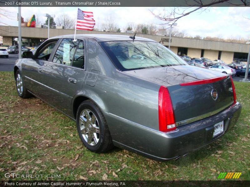 Titanium ChromaFlair / Shale/Cocoa 2007 Cadillac DTS Luxury