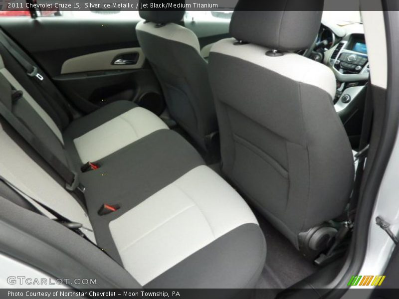 Silver Ice Metallic / Jet Black/Medium Titanium 2011 Chevrolet Cruze LS