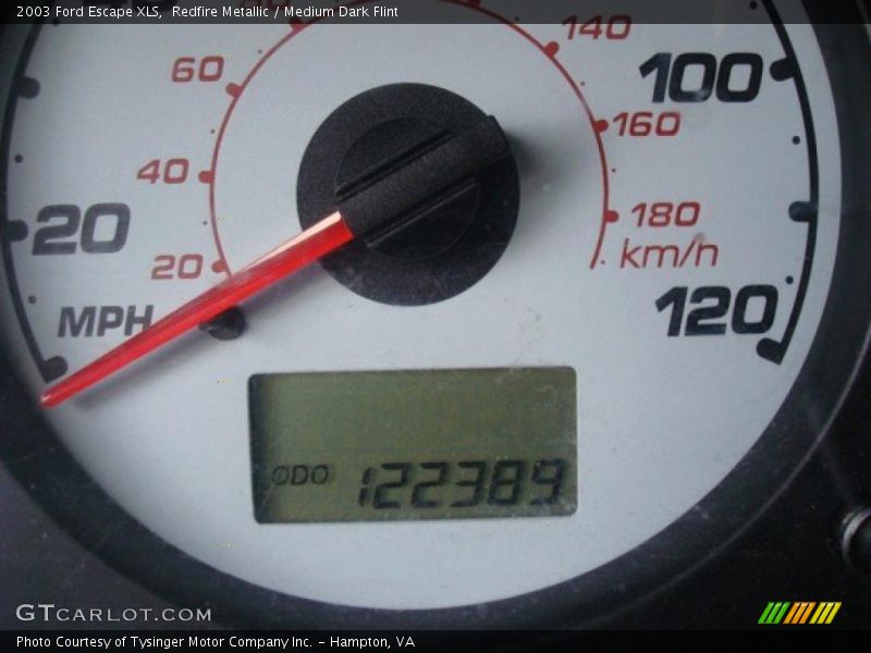 Redfire Metallic / Medium Dark Flint 2003 Ford Escape XLS