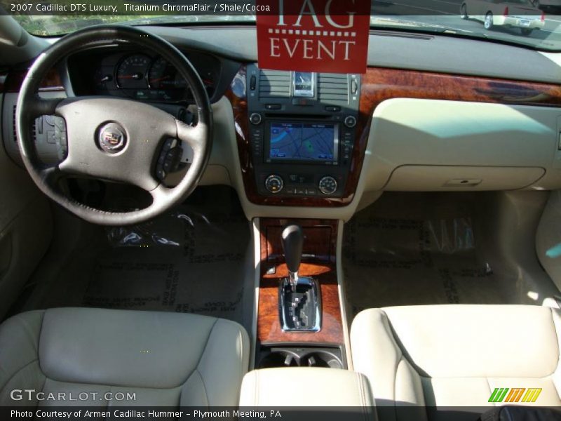 Titanium ChromaFlair / Shale/Cocoa 2007 Cadillac DTS Luxury