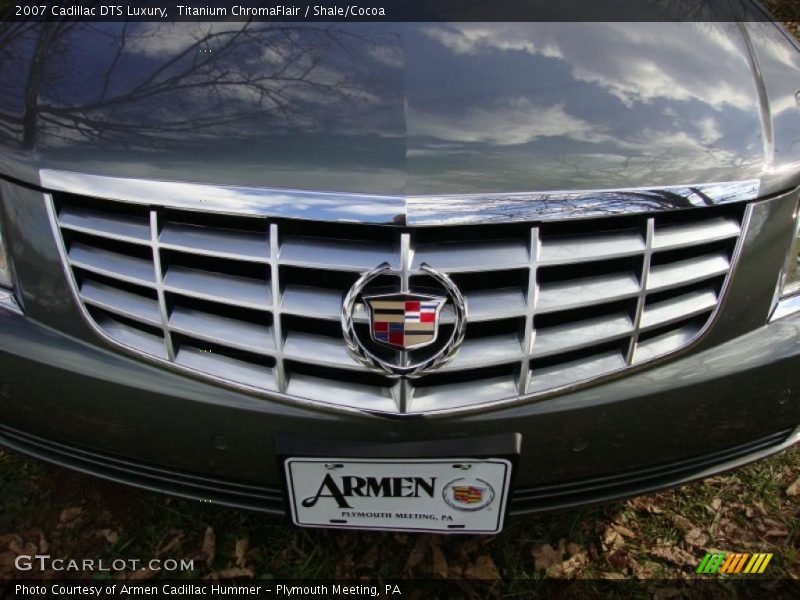 Titanium ChromaFlair / Shale/Cocoa 2007 Cadillac DTS Luxury