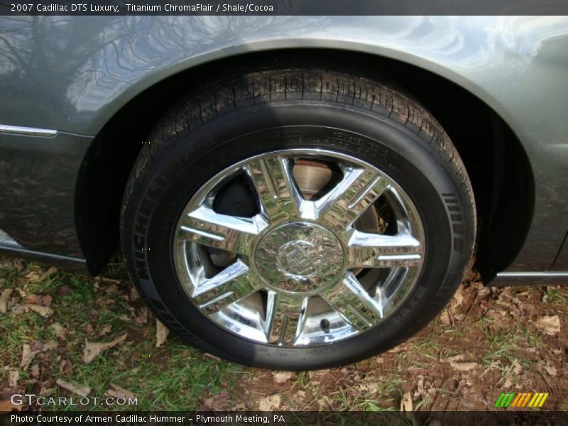 Titanium ChromaFlair / Shale/Cocoa 2007 Cadillac DTS Luxury