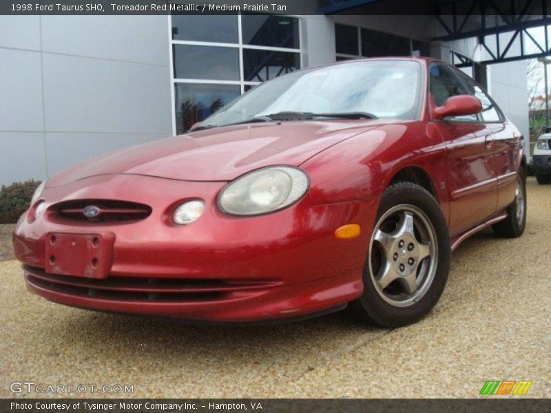 Toreador Red Metallic / Medium Prairie Tan 1998 Ford Taurus SHO