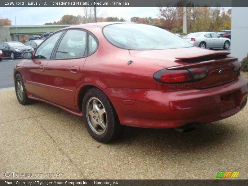 Toreador Red Metallic / Medium Prairie Tan 1998 Ford Taurus SHO