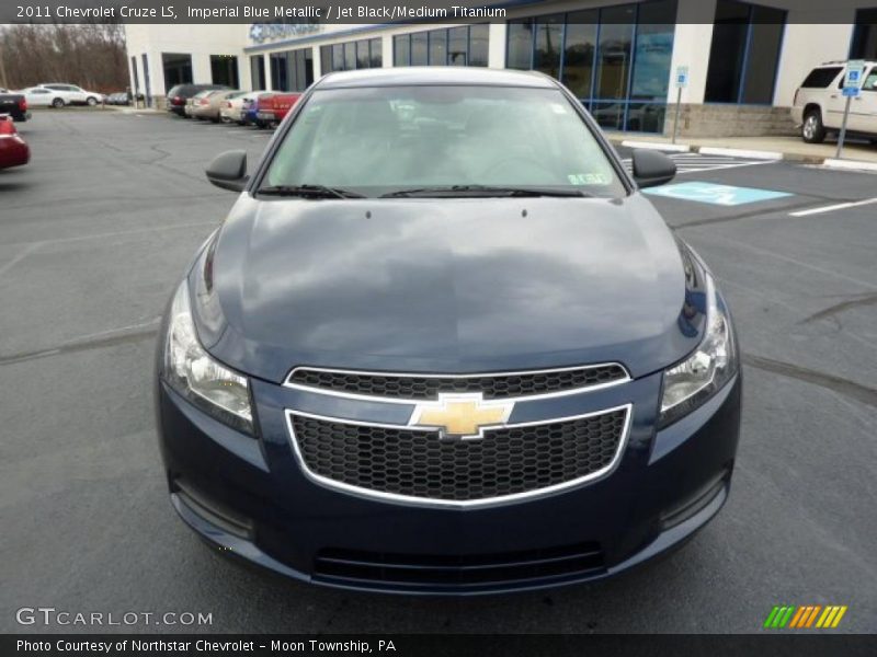 Imperial Blue Metallic / Jet Black/Medium Titanium 2011 Chevrolet Cruze LS