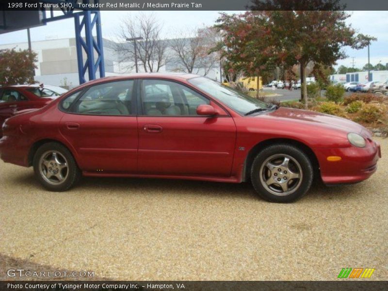 Toreador Red Metallic / Medium Prairie Tan 1998 Ford Taurus SHO