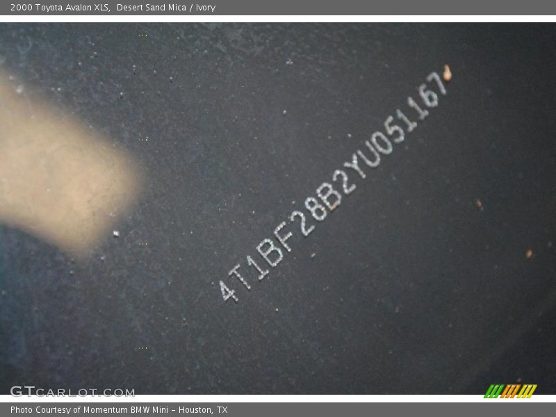 Desert Sand Mica / Ivory 2000 Toyota Avalon XLS