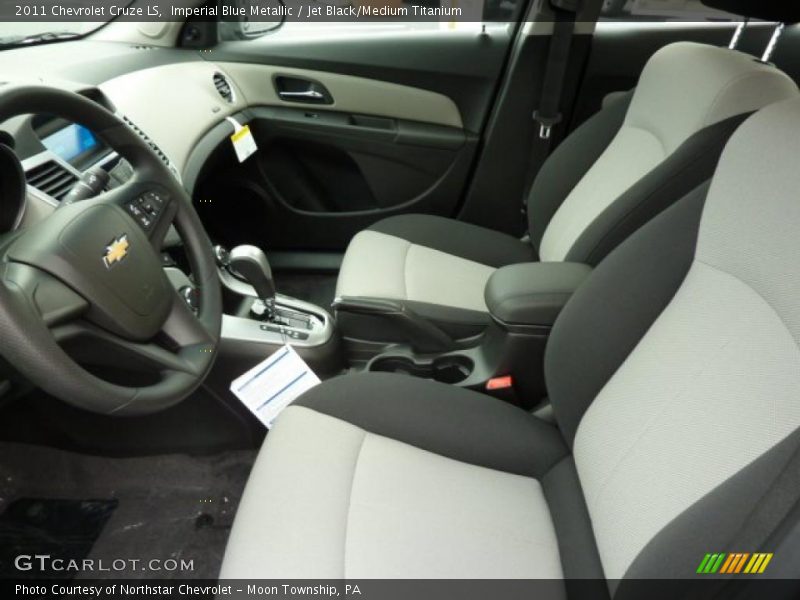 Imperial Blue Metallic / Jet Black/Medium Titanium 2011 Chevrolet Cruze LS