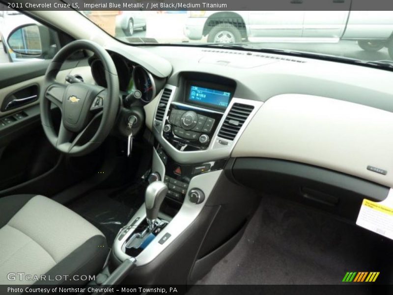 Imperial Blue Metallic / Jet Black/Medium Titanium 2011 Chevrolet Cruze LS