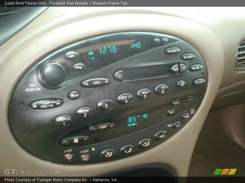 Controls of 1998 Taurus SHO