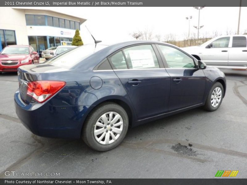 Imperial Blue Metallic / Jet Black/Medium Titanium 2011 Chevrolet Cruze LS