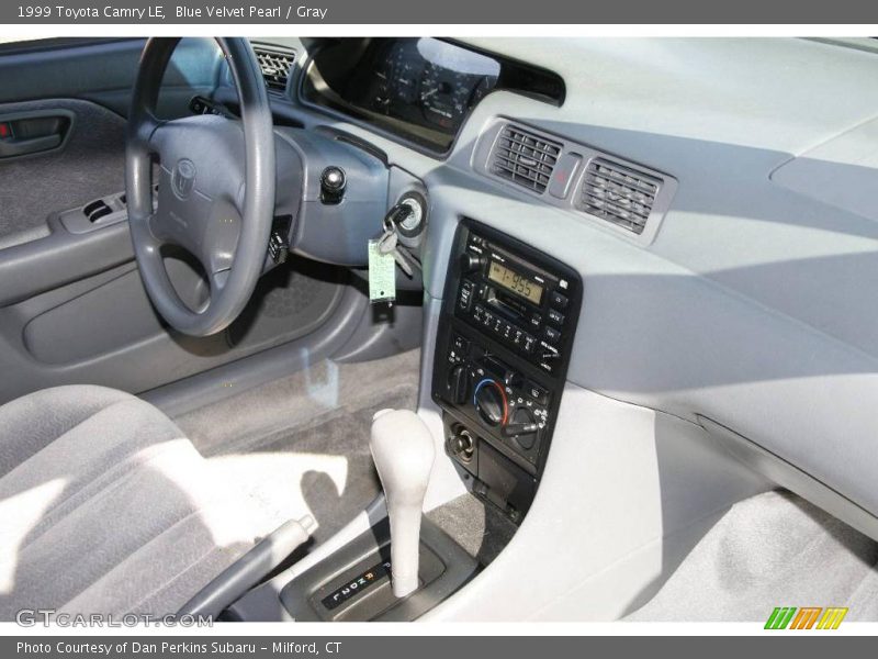 Blue Velvet Pearl / Gray 1999 Toyota Camry LE