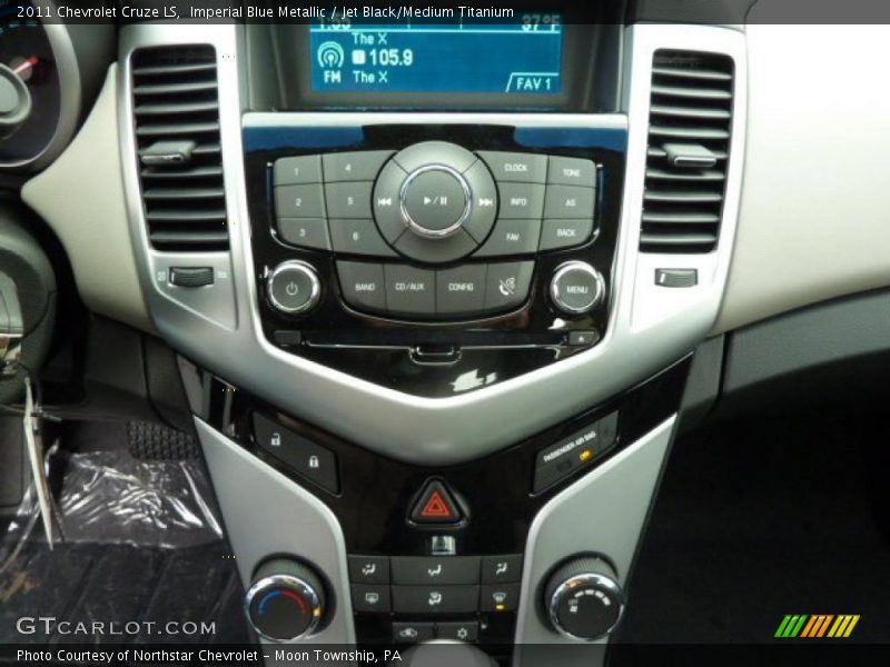 Imperial Blue Metallic / Jet Black/Medium Titanium 2011 Chevrolet Cruze LS