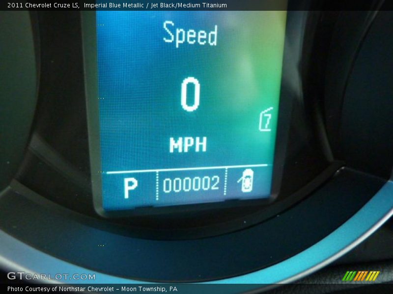 Imperial Blue Metallic / Jet Black/Medium Titanium 2011 Chevrolet Cruze LS