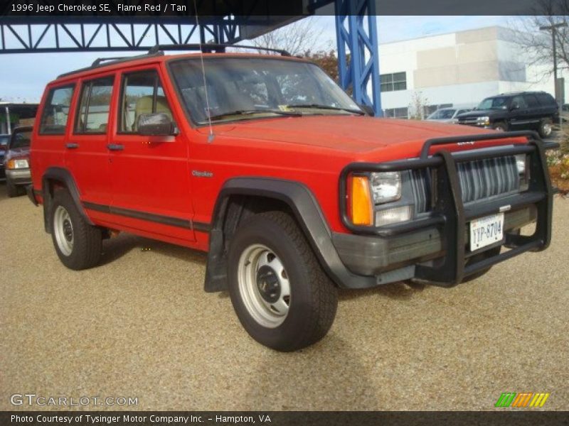 Front 3/4 View of 1996 Cherokee SE