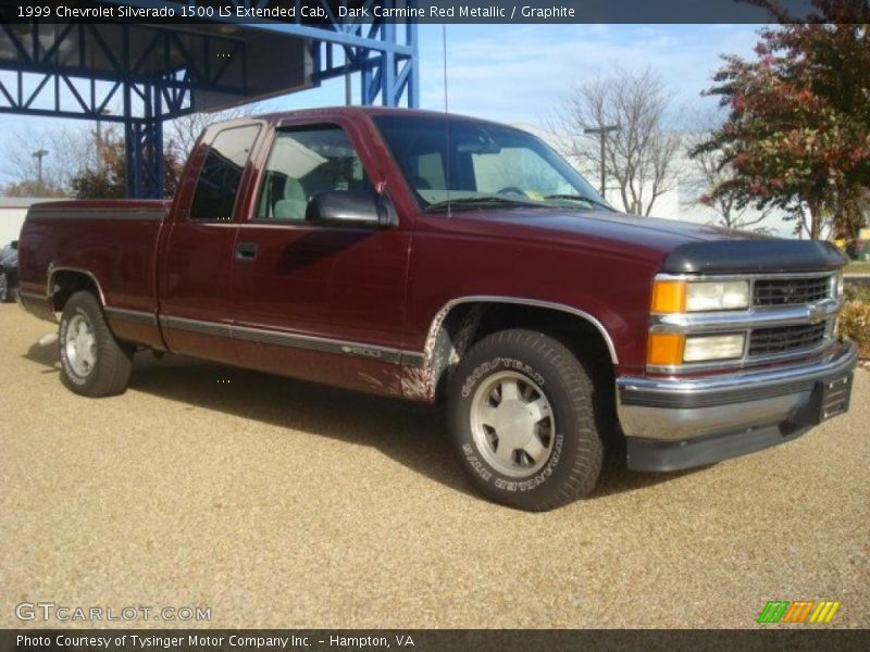 Front 3/4 View of 1999 Silverado 1500 LS Extended Cab