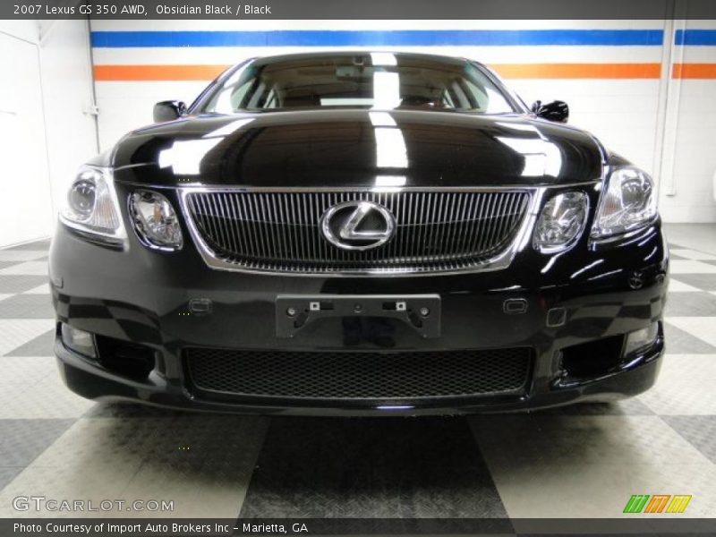 Obsidian Black / Black 2007 Lexus GS 350 AWD