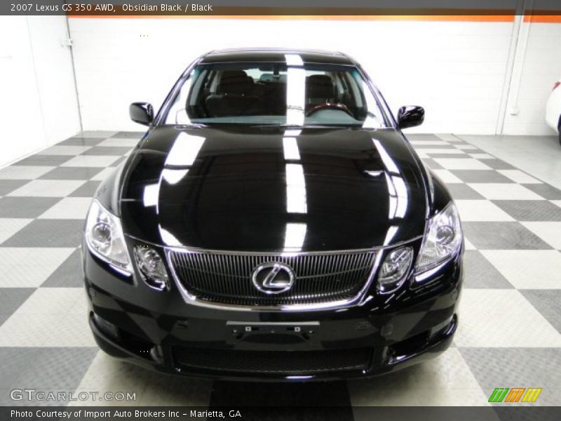 Obsidian Black / Black 2007 Lexus GS 350 AWD