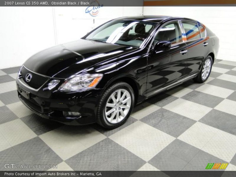 Obsidian Black / Black 2007 Lexus GS 350 AWD