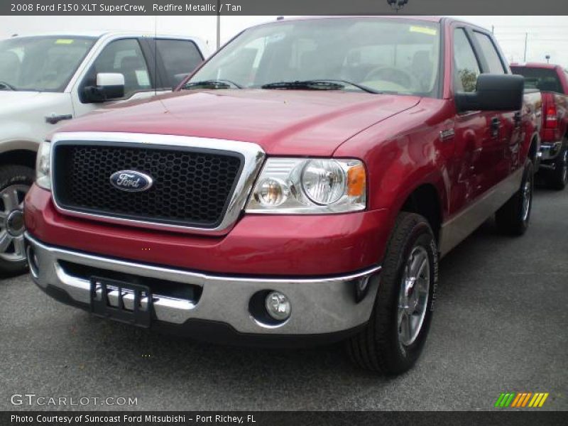 Redfire Metallic / Tan 2008 Ford F150 XLT SuperCrew