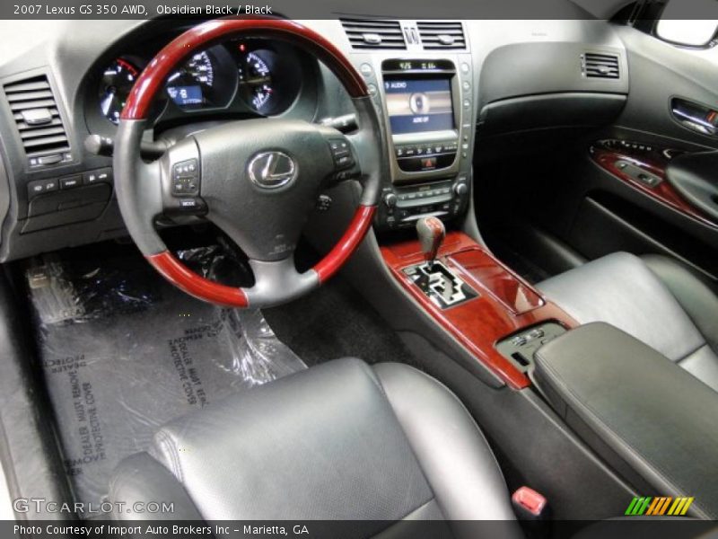 Obsidian Black / Black 2007 Lexus GS 350 AWD