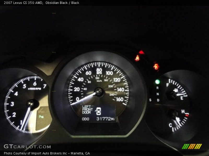 Obsidian Black / Black 2007 Lexus GS 350 AWD