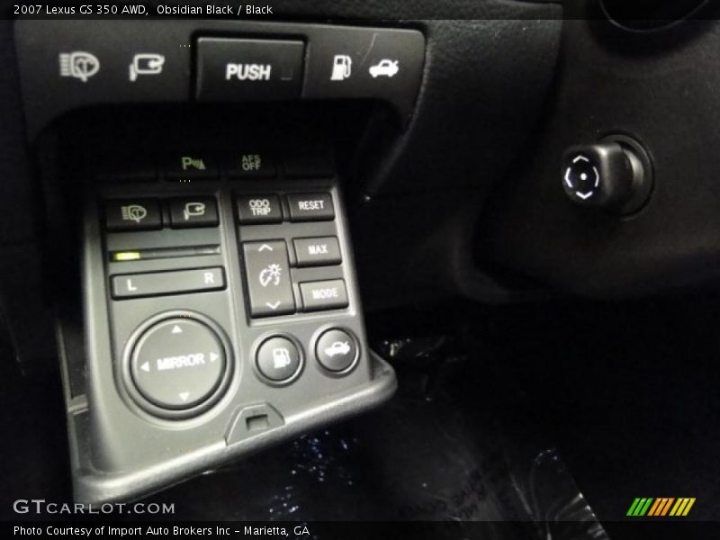 Obsidian Black / Black 2007 Lexus GS 350 AWD