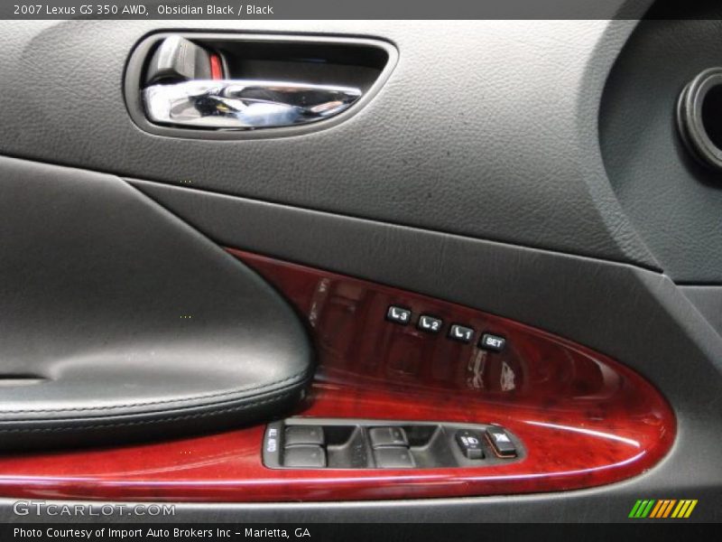 Obsidian Black / Black 2007 Lexus GS 350 AWD
