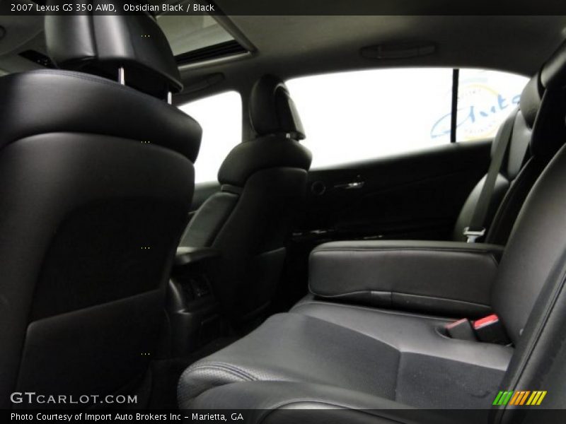 Obsidian Black / Black 2007 Lexus GS 350 AWD