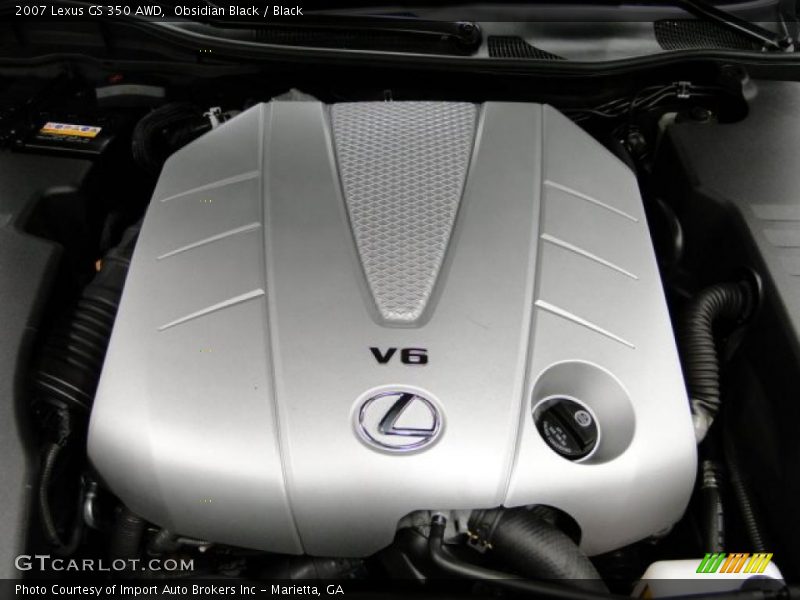 Obsidian Black / Black 2007 Lexus GS 350 AWD