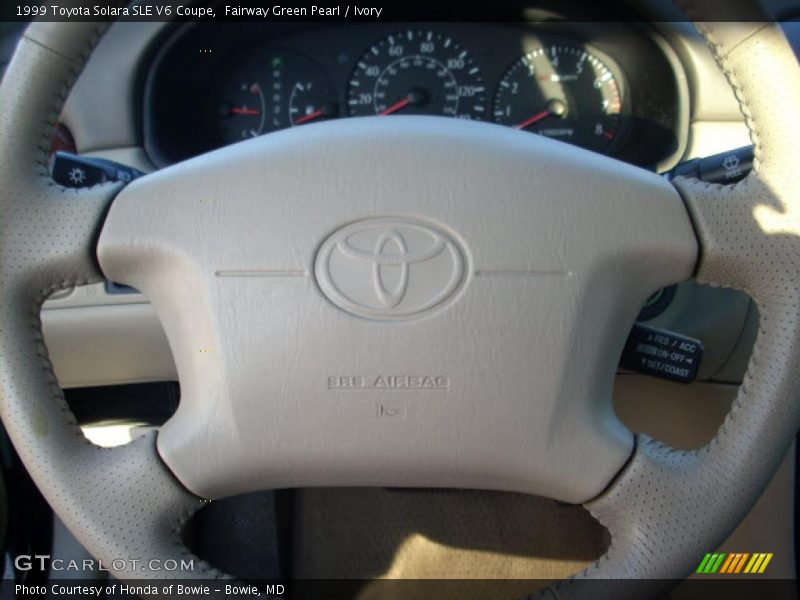 Fairway Green Pearl / Ivory 1999 Toyota Solara SLE V6 Coupe