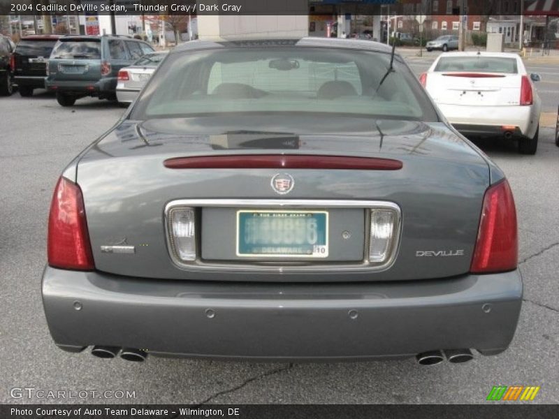 Thunder Gray / Dark Gray 2004 Cadillac DeVille Sedan